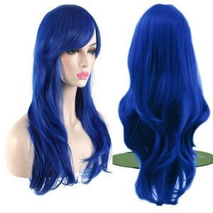Akstore Blue Fashion Wig